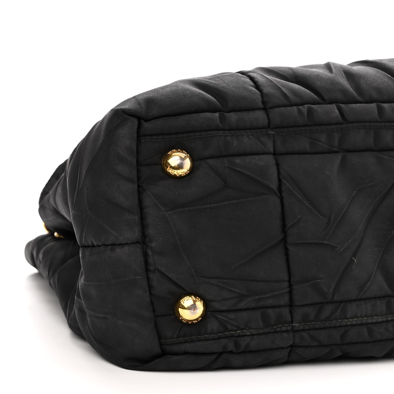 Prada Tessuto Nylon Quilted Tote Black 8 of 12