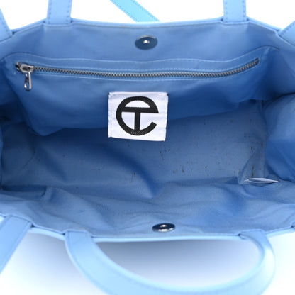 Telfar Vegan Leather Medium Shopping Bag Cerulean 13 of 16