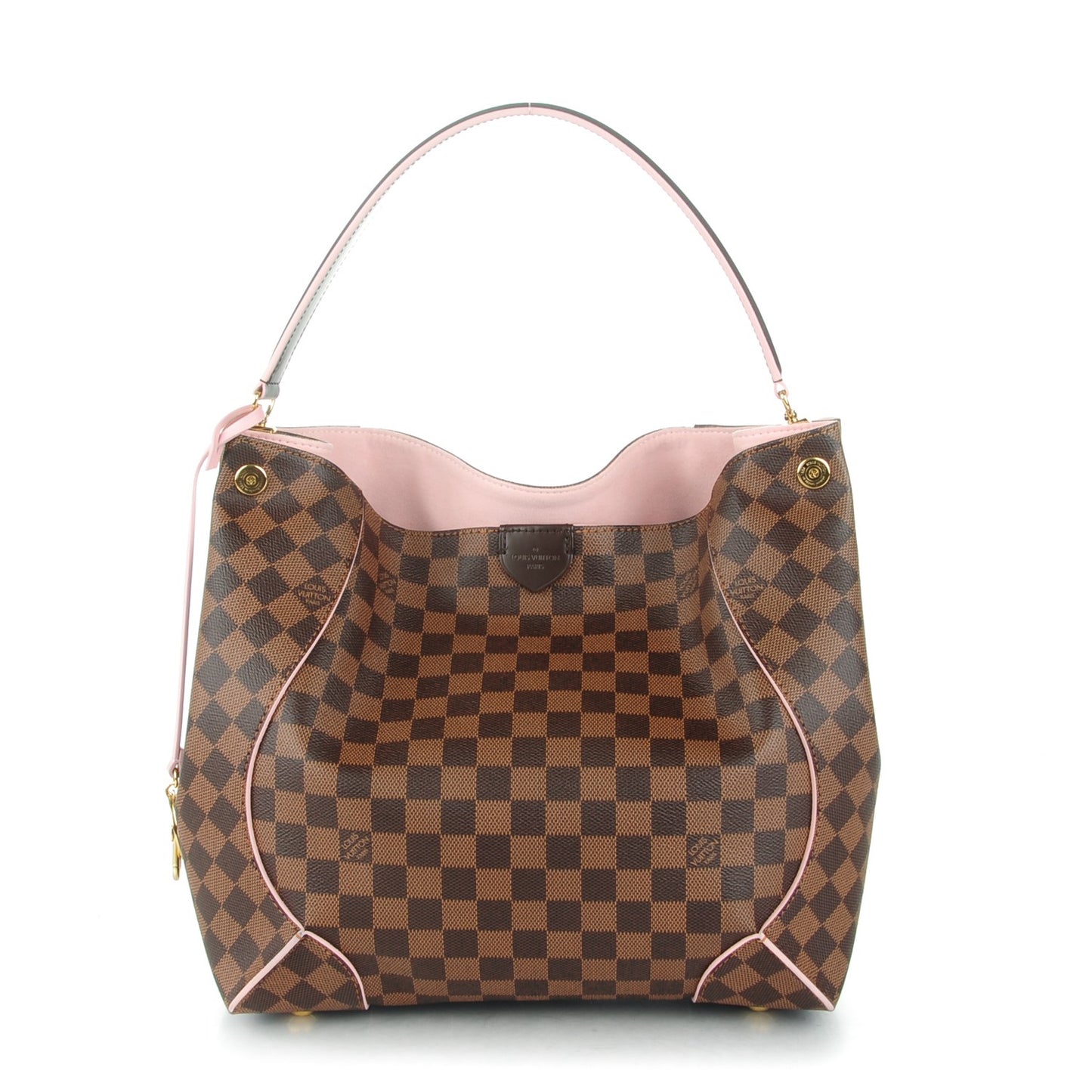 Damier Ebene Caissa Hobo Rose Ballerine