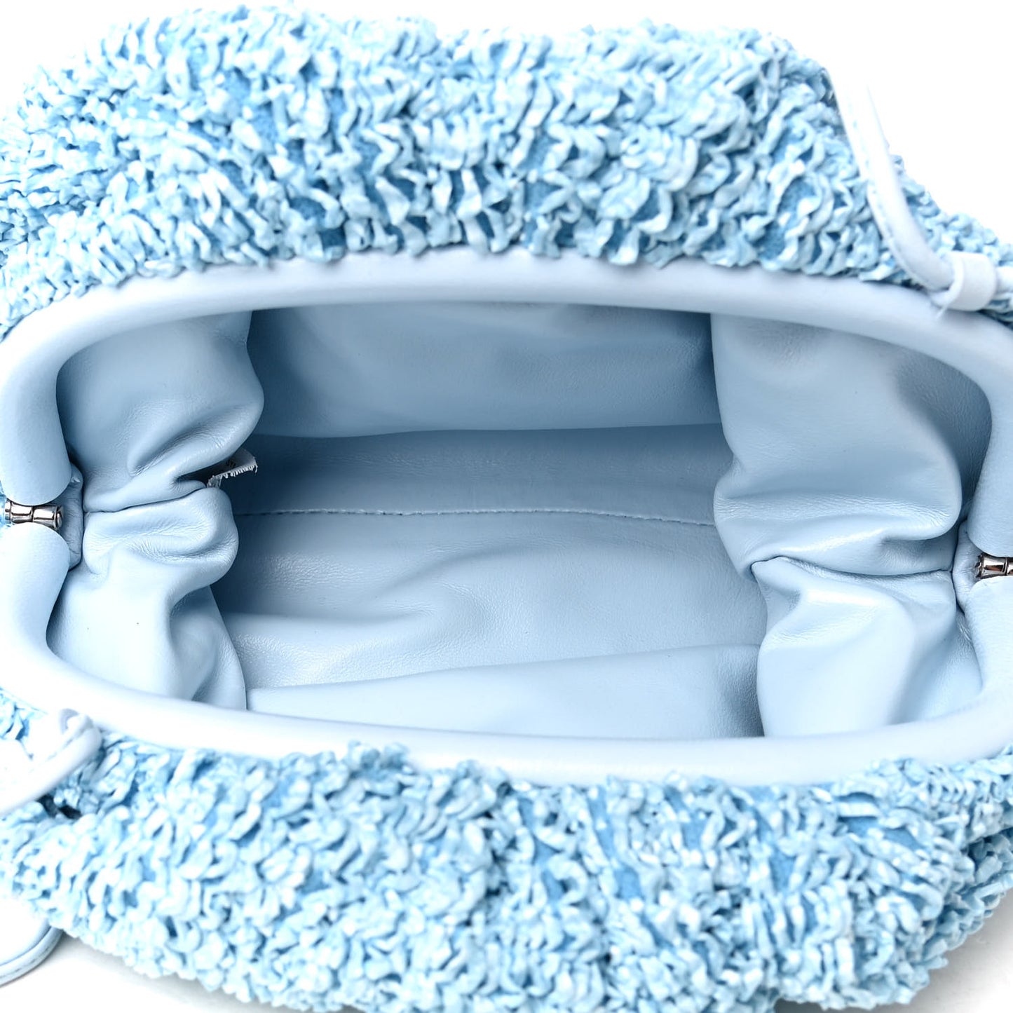 Boucle Curly Raffia The Mini Pouch Bubble