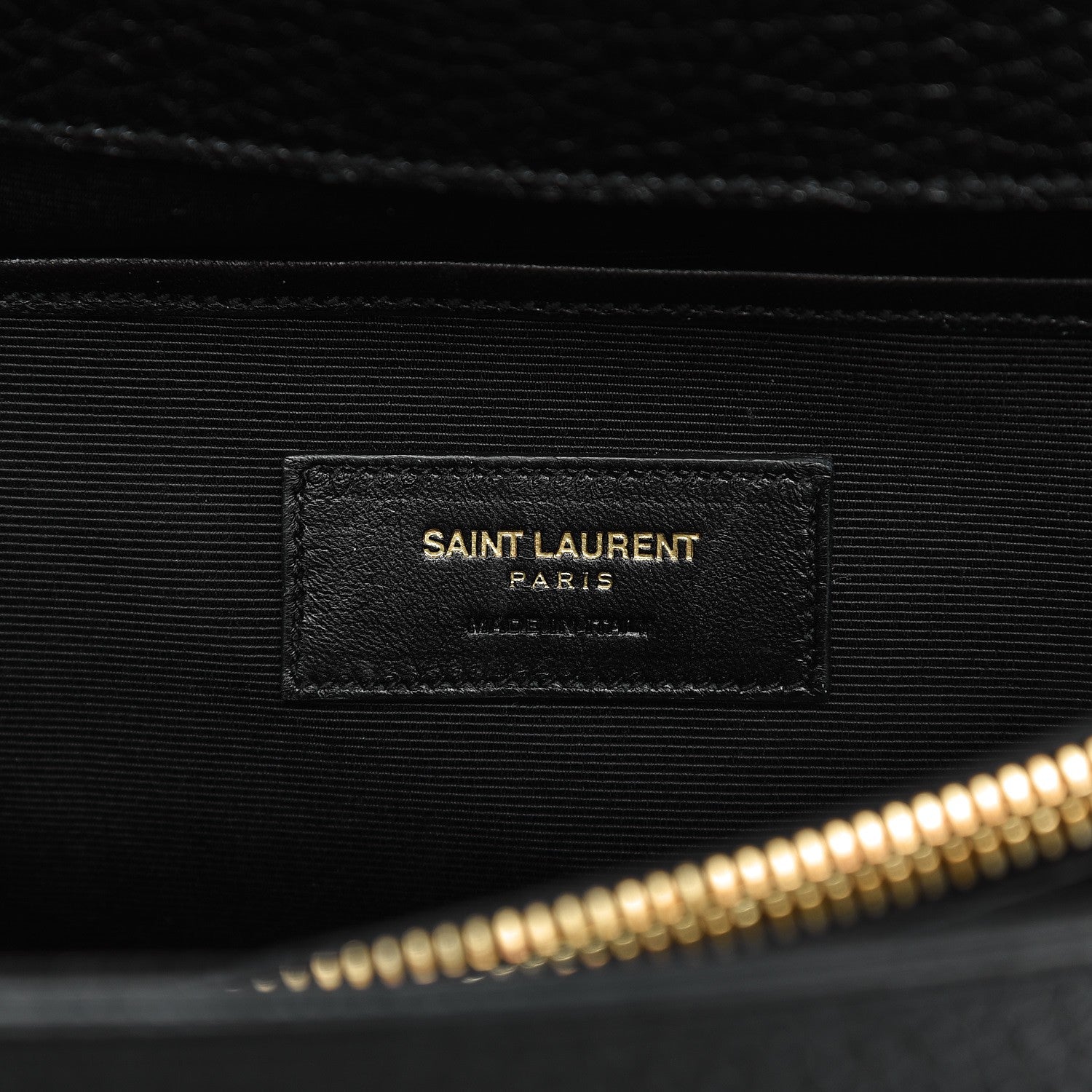 Saint Laurent Grained Calfskin Medium Moujik Top Handle Bag Black 7 of 8