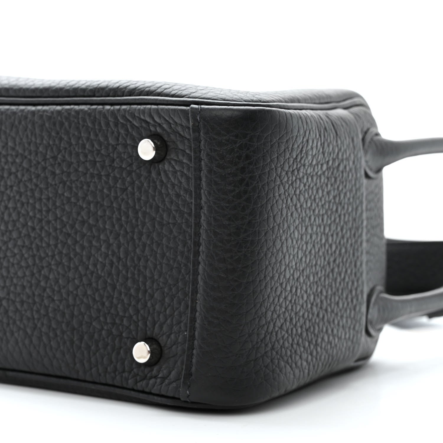 Hermes Taurillon Clemence Mini Lindy 20 Black 10 of 12