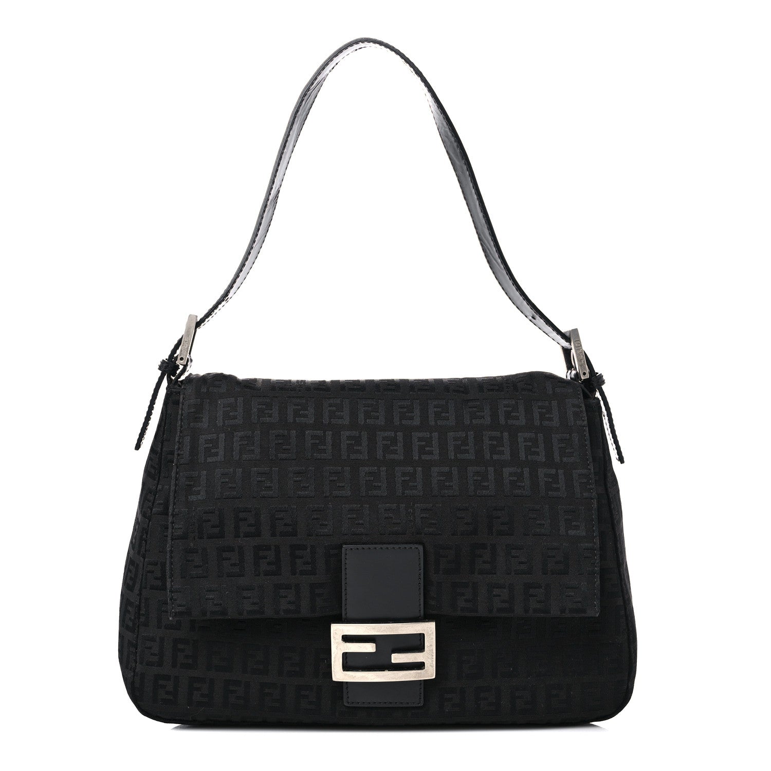 Fendi Zucchino Mama Baguette Black 1 of 12