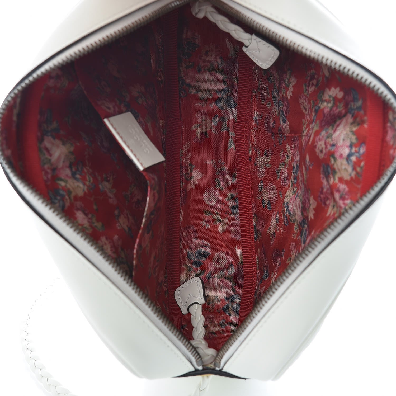 Gucci Calfskin Web Trapuntata Small Shoulder Bag Off White 5 of 9