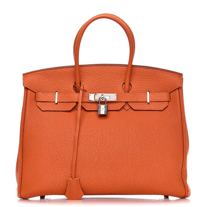 Hermes Togo Birkin 35 Orange 1 of 33