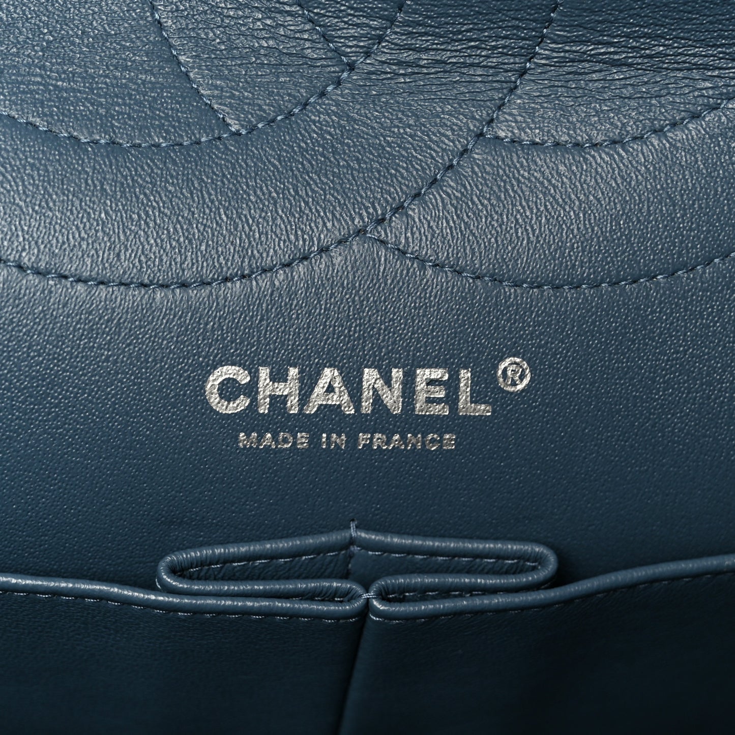 Aged Calfskin Quilted 2.55 Reissue 226 Flap Dark Blue
