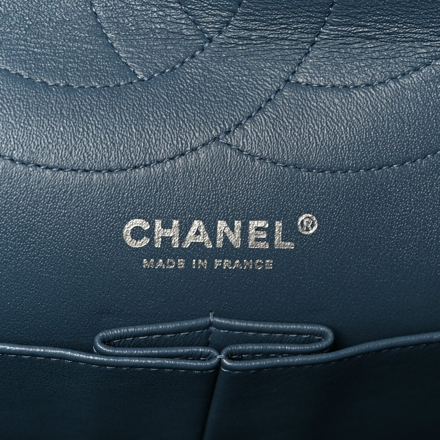 Chanel Aged Calfskin Quilted 2.55 Reissue 226 Flap Dark Blue 6 of 10