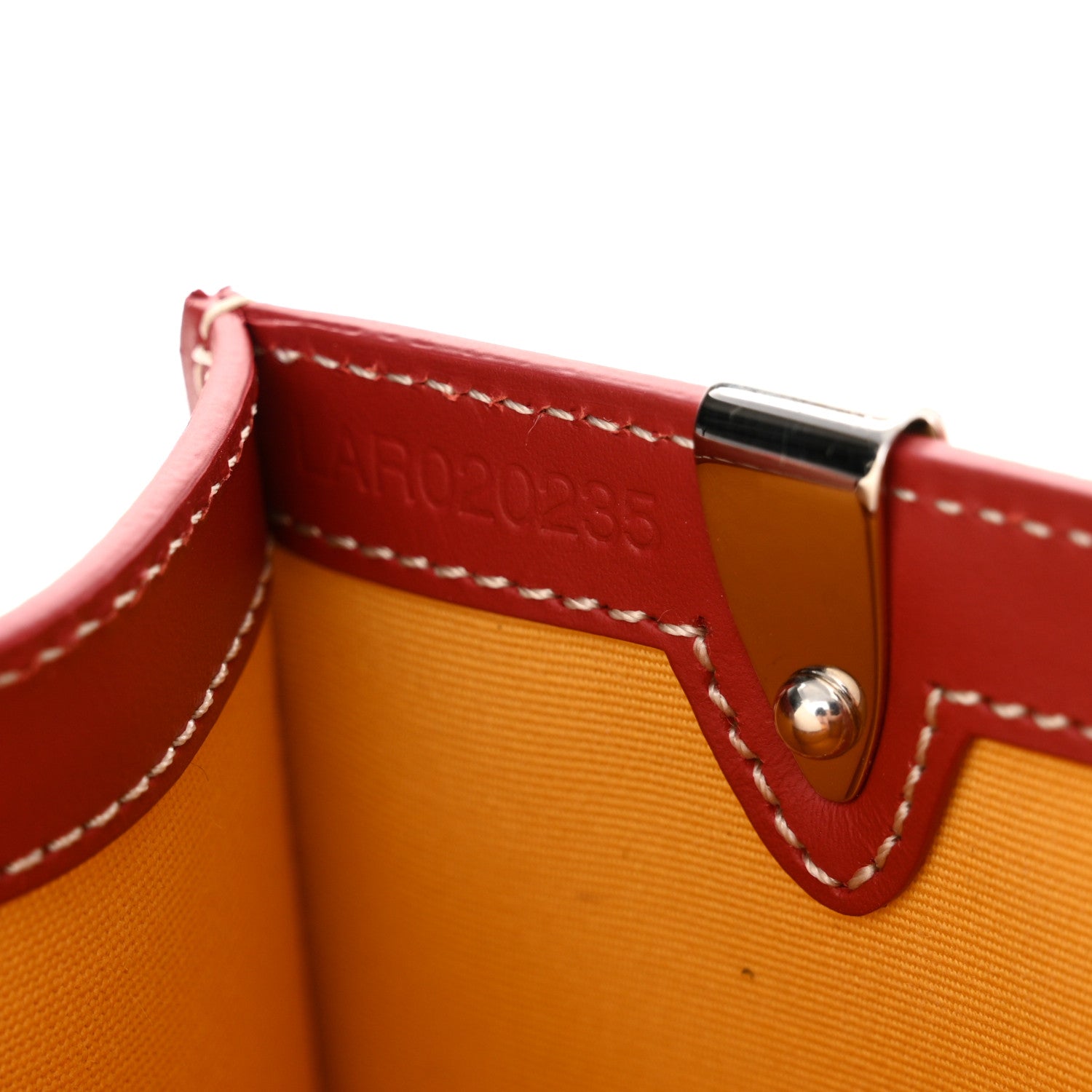 Goyard Goyardine Structure Mini Saigon Red 6 of 10