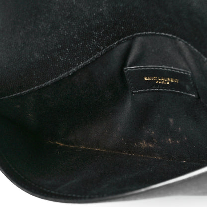 Saint Laurent Grain De Poudre Uptown Pouch Black 10 of 11