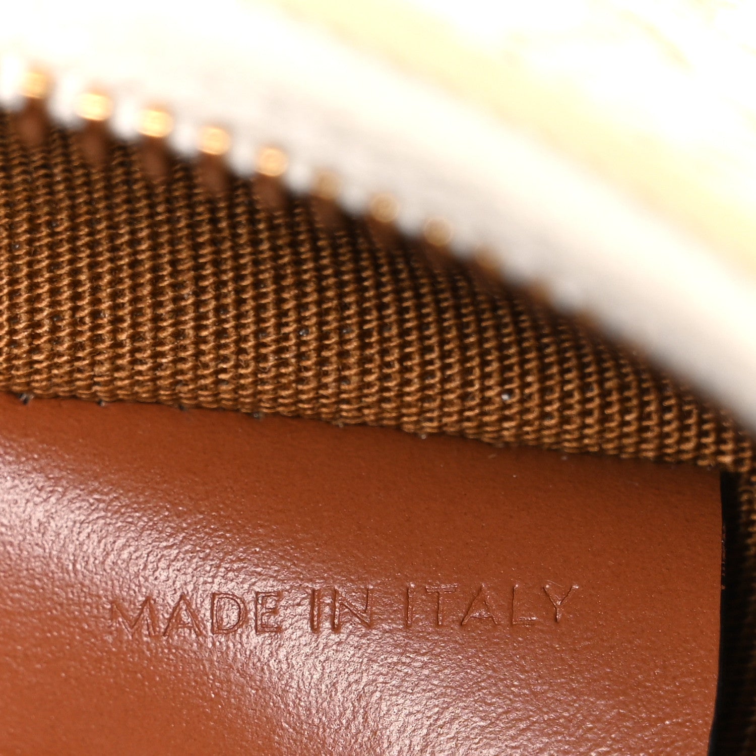 Celine Canvas Calfskin Ava Triomphe Shoulder Bag White 7 of 11