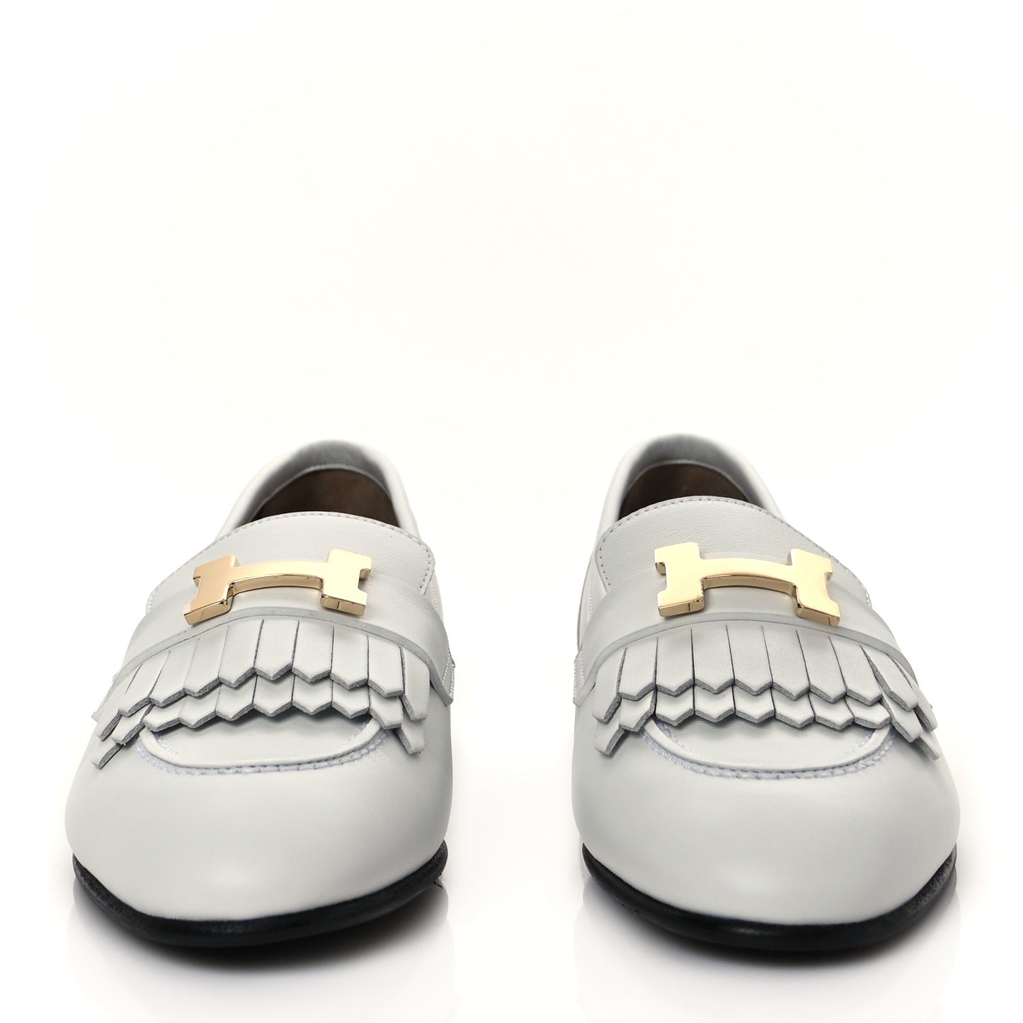Calfskin Womens Royal Loafers 35.5 White
