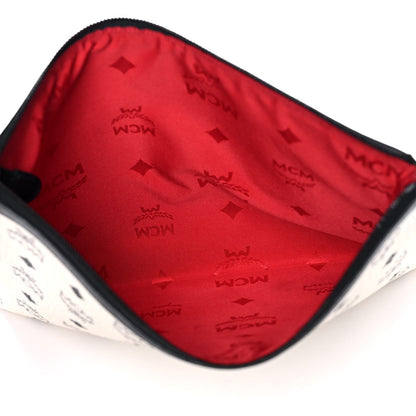MCM Visetos X Vogue Korea Pouch White Multicolor 6 of 10