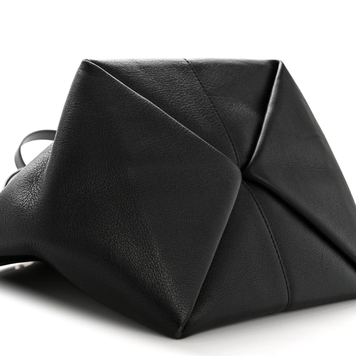 Calfskin Mini Tulipano Bag Black