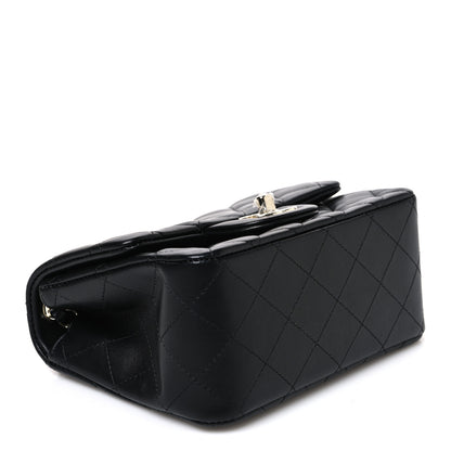 Chanel Lambskin Quilted Mini Square Flap Black 3 of 10