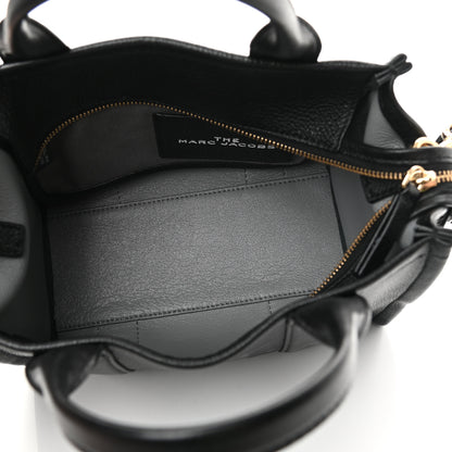 Marc Jacobs Grained Calfskin Small The Tote Bag Black 5 of 12