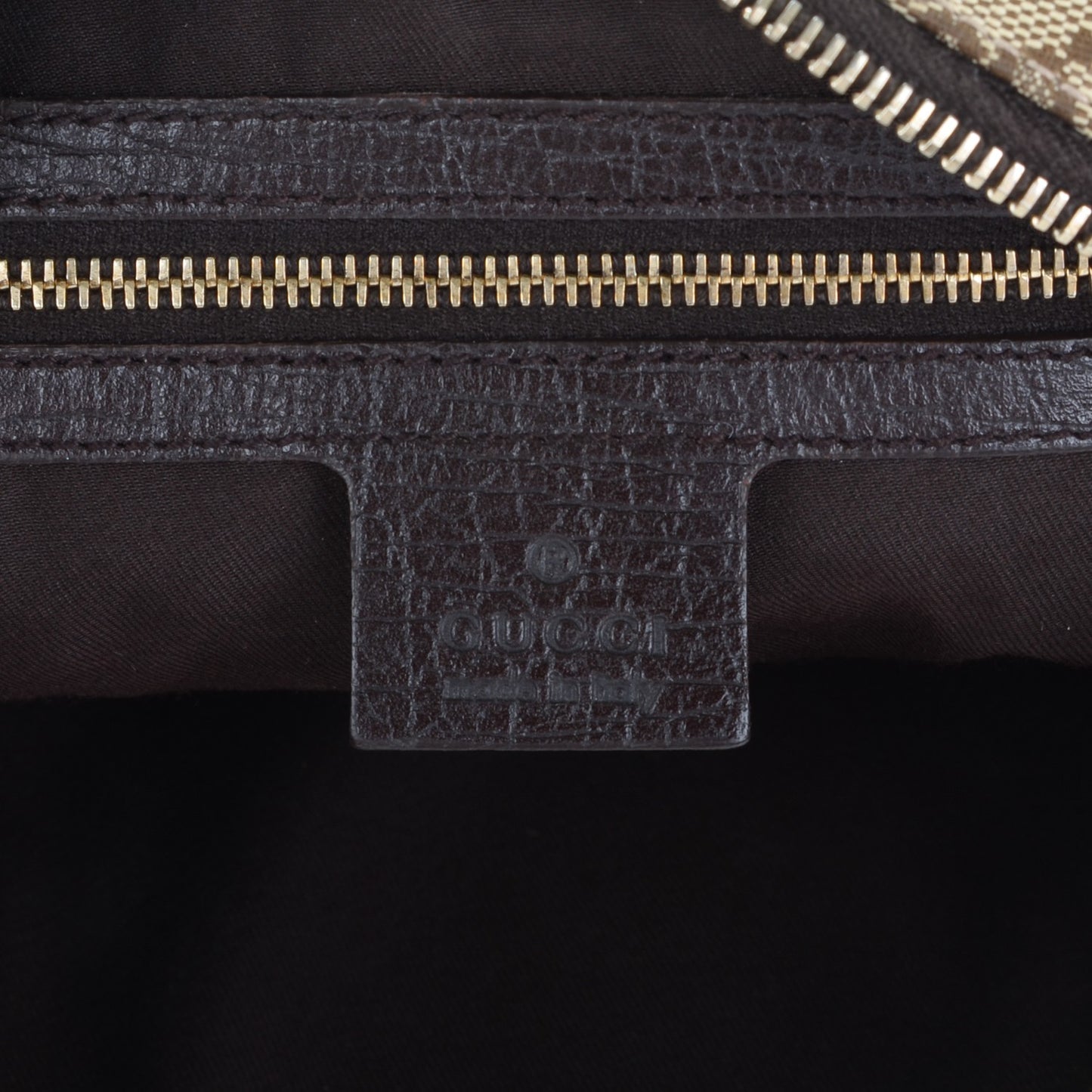 Monogram Medium Horsebit Chain Hobo Dark Brown