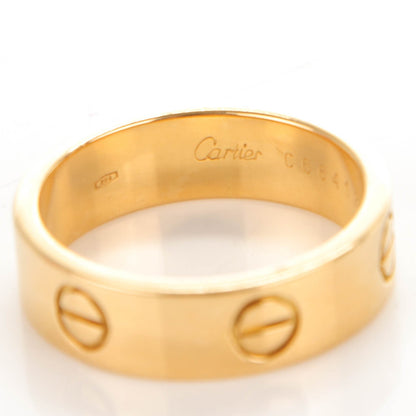 Cartier 18K Yellow Gold 5.5mm LOVE Ring 58 8.25 3 of 6