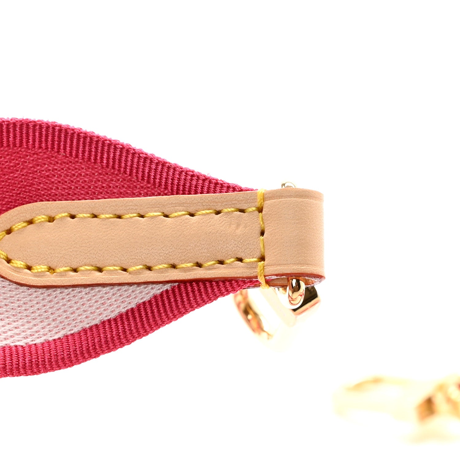 Louis Vuitton Jacquard Neverfull BB Shoulder Strap Pink Peony 4 of 5