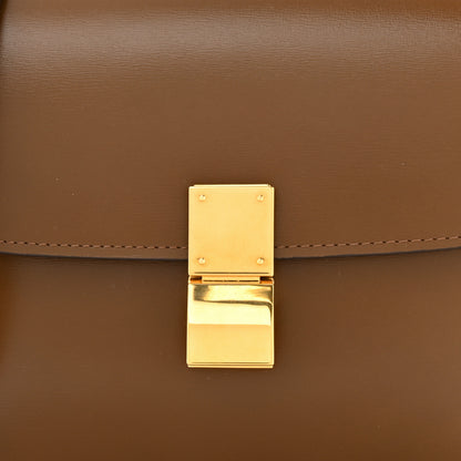 Celine Box Calfskin Teen Classic Box Flap Bag Camel 8 of 11