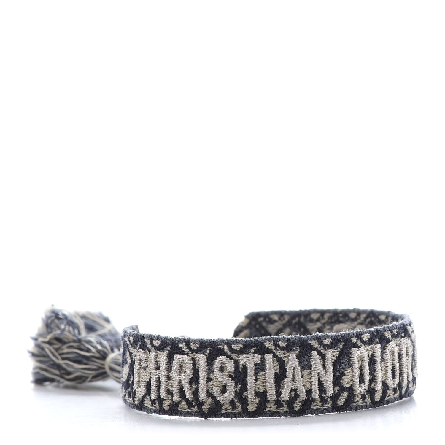 Christian Dior Woven Cotton J'Adior Friendship Bracelet Set Navy 8 of 8