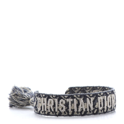 Christian Dior Woven Cotton J'Adior Friendship Bracelet Set Navy 8 of 8