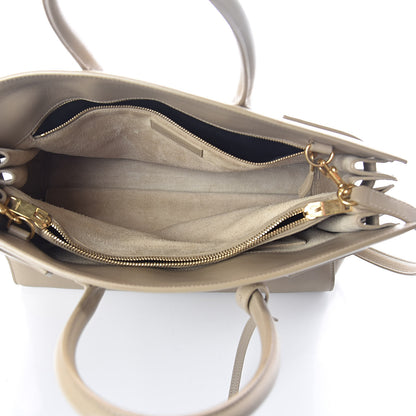 Saint Laurent Grained Calfskin Small Sac De Jour Dark Beige 5 of 11
