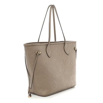 Louis Vuitton Empreinte Monogram Giant Neverfull MM Tourterelle 3 of 12