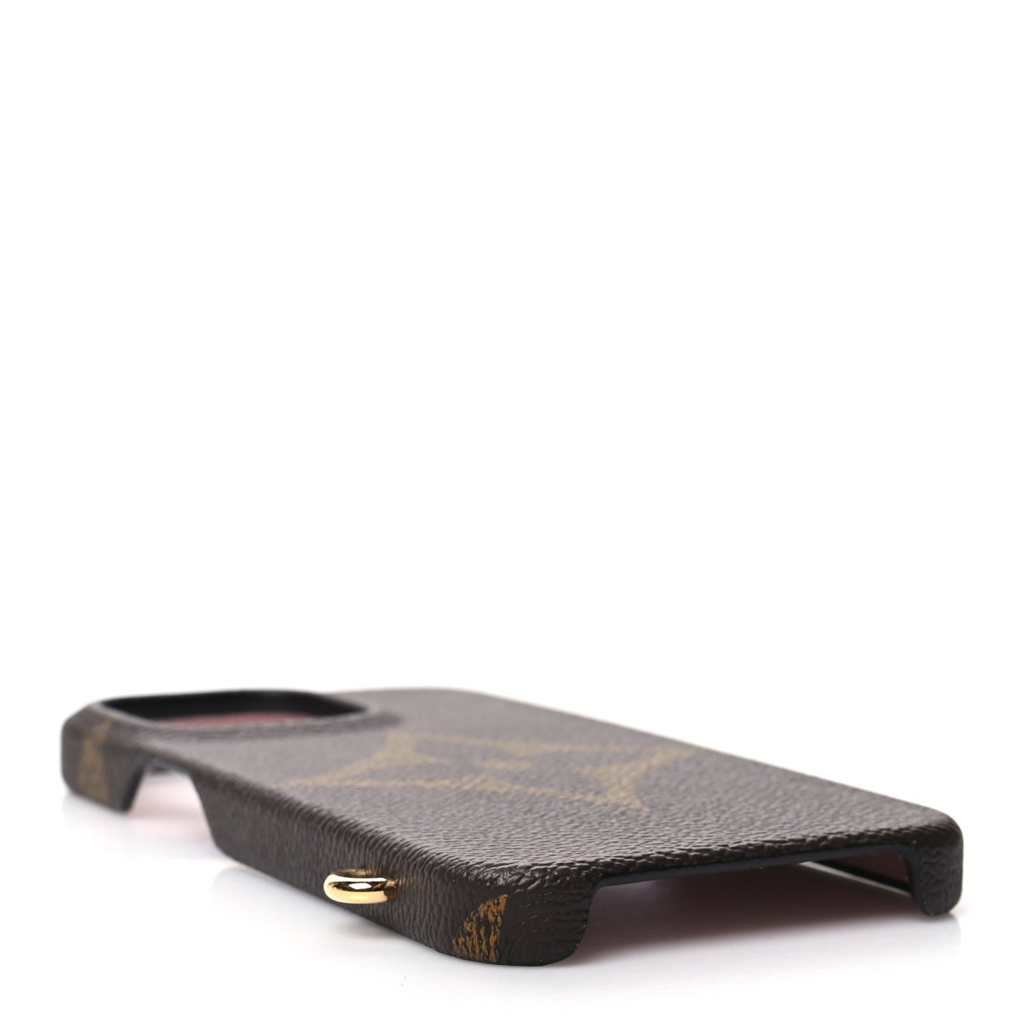 Reverse Monogram Giant iPhone 13 Pro Bumper On Strap Pink