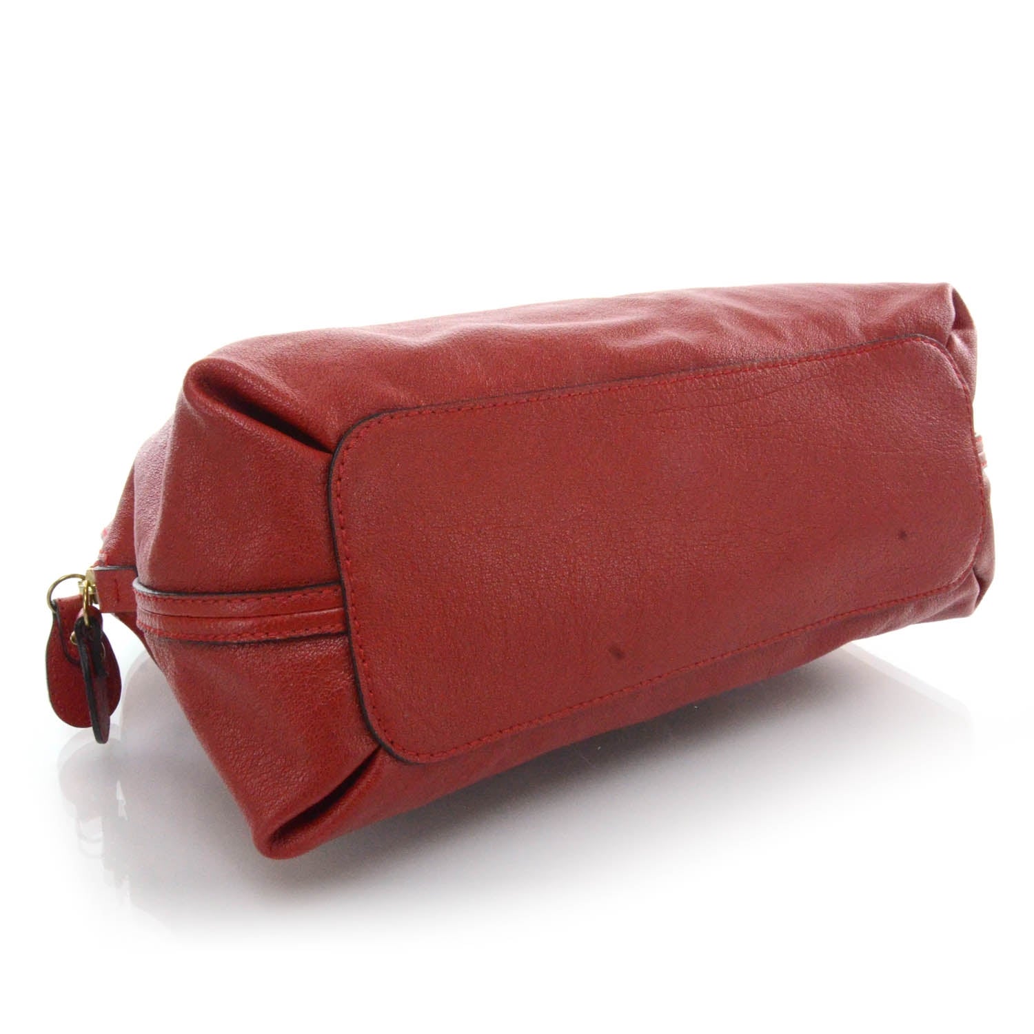 Chloe Calfskin Elsie Large Bowling Bag Red 4 of 10