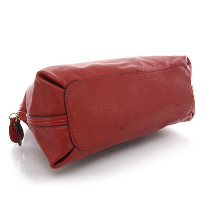 Chloe Calfskin Elsie Large Bowling Bag Red 4 of 10