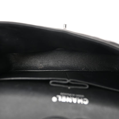 Chanel Lambskin Chevron Quilted Medium Double Flap So Black 5 of 11