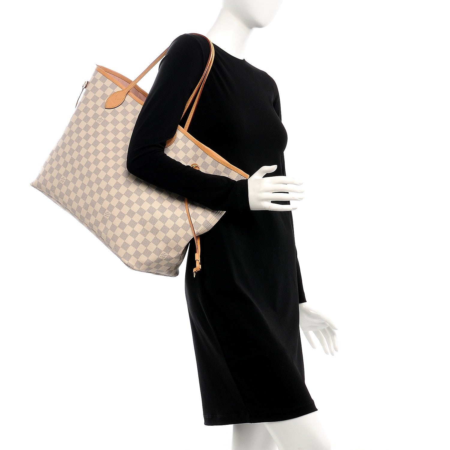Louis Vuitton Damier Azur Neo Neverfull GM Rose Ballerine 2 of 10