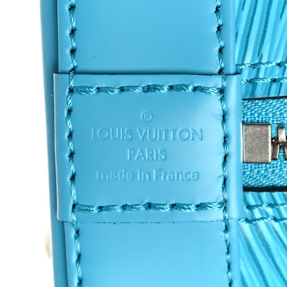 Louis Vuitton Epi Jacquard Alma BB Turquoise 5 of 5