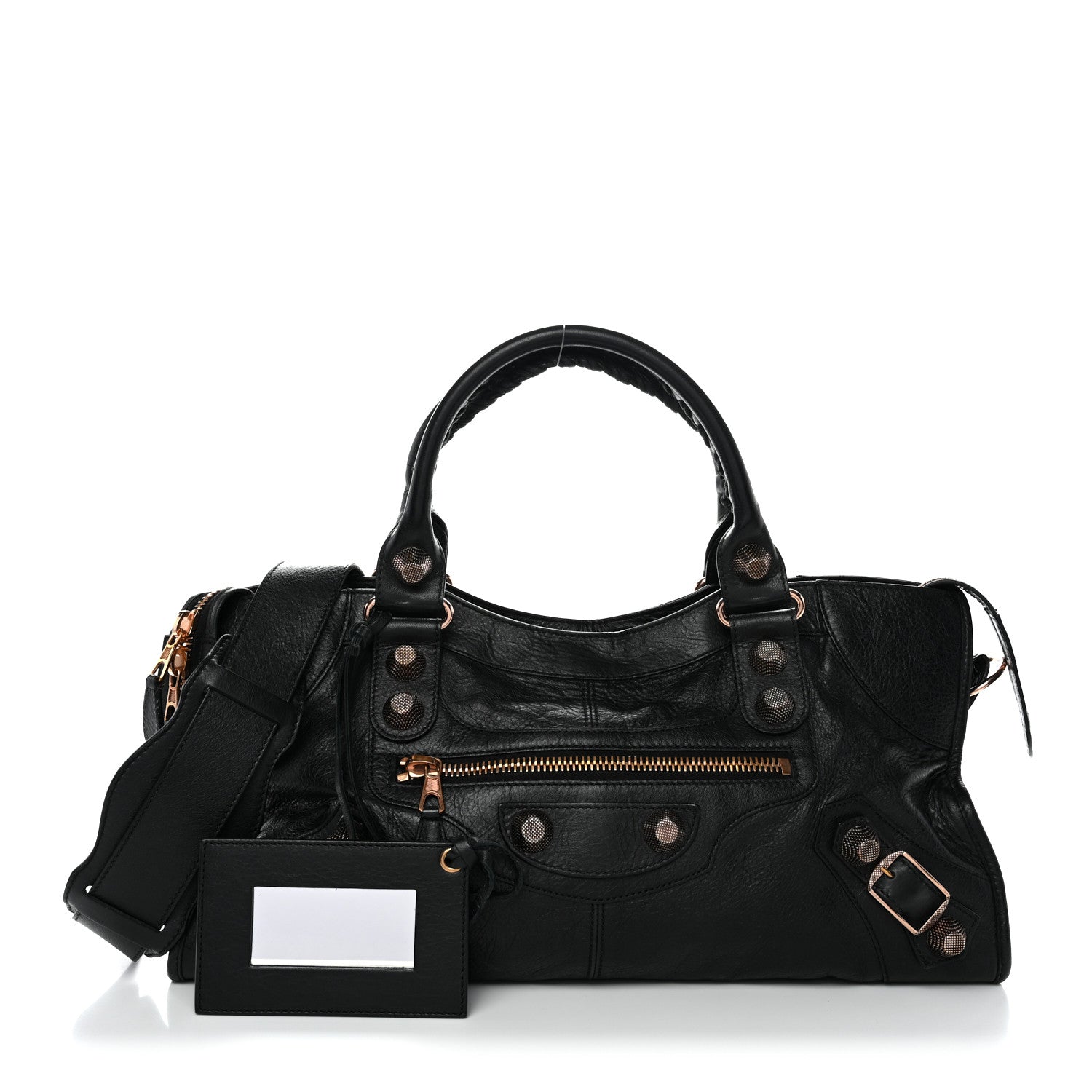 Balenciaga Agneau Giant 21 Rose Gold Hardware Part Time Black 3 of 13