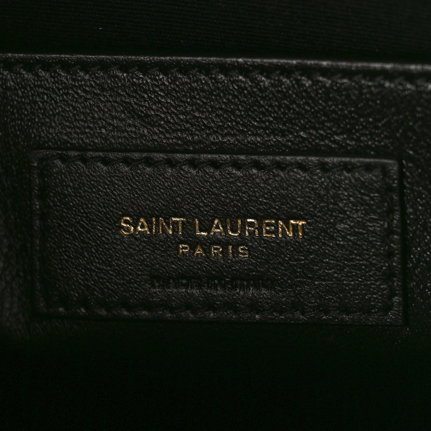 Shiny Calfskin Medium Uptown Tote Black