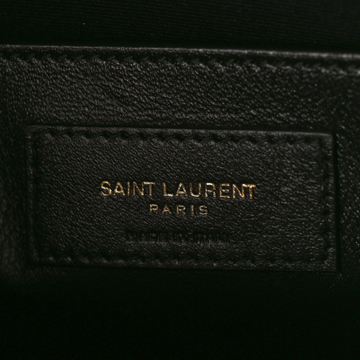 Saint Laurent Shiny Calfskin Medium Uptown Tote Black 7 of 10