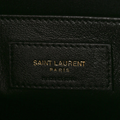 Saint Laurent Shiny Calfskin Medium Uptown Tote Black 7 of 10
