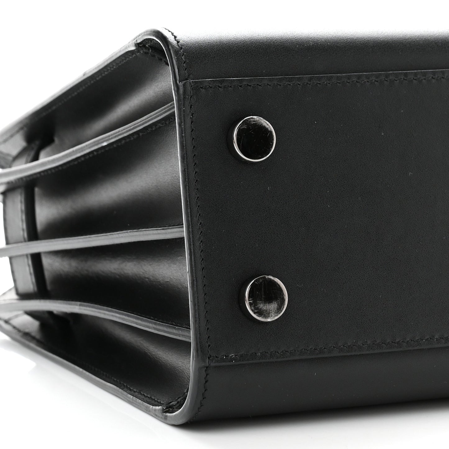 Calfskin Nano Sac De Jour Black