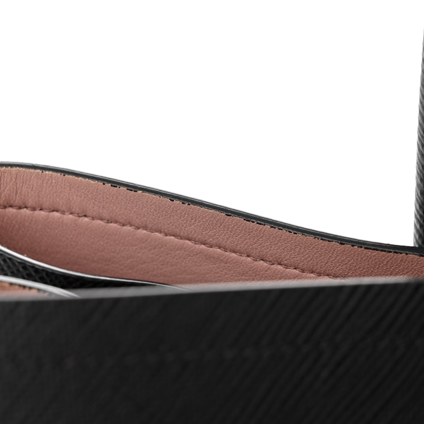 Saffiano Cuir Large Double Bag Black Mughetto