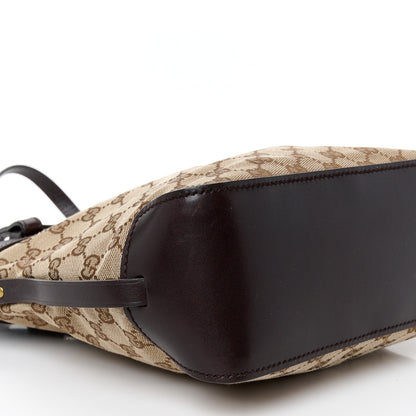 Gucci Monogram Small Bucket Tote Dark Brown 9 of 10
