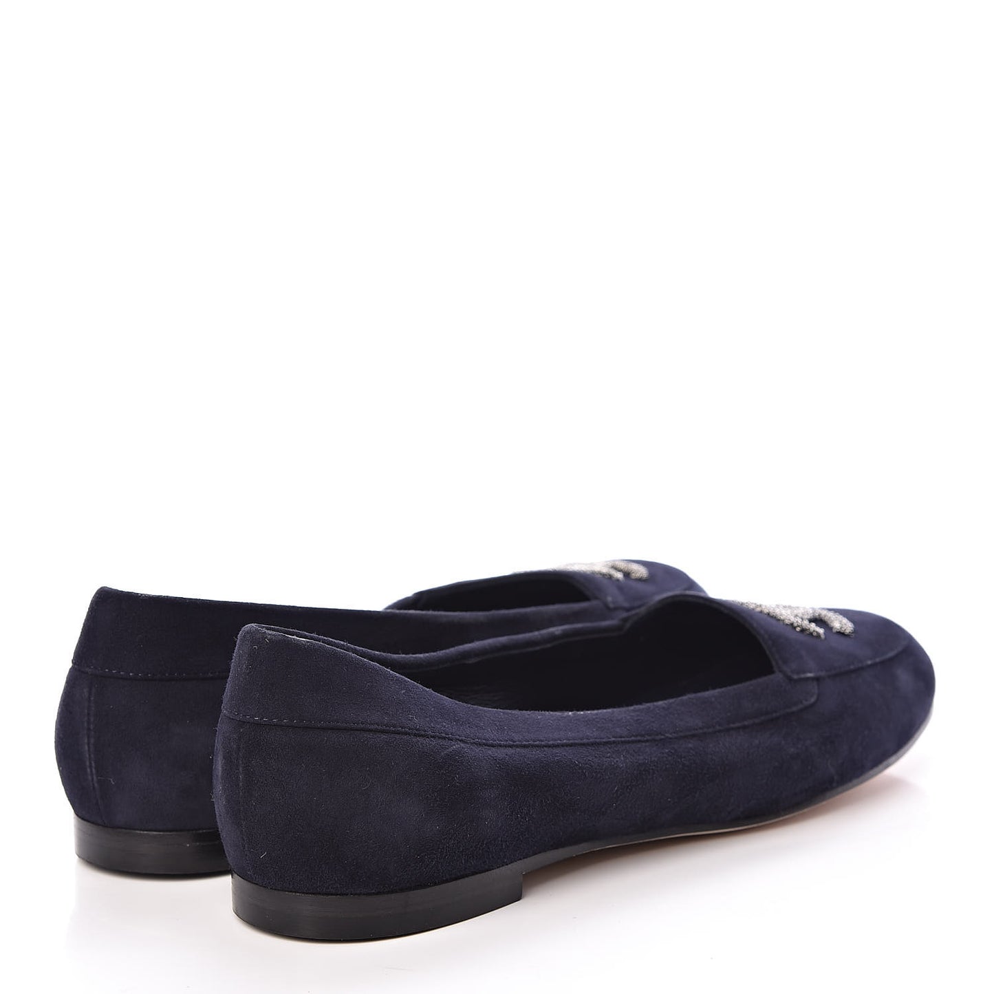 Kid Suede CC Flats 37.5 Navy