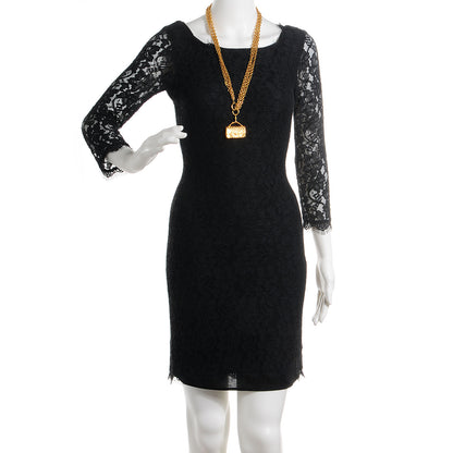 Chanel 2.55 Flap Bag Necklace Gold 2 of 5