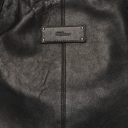 Alexander McQueen Lambskin De Manta Tote Black 8 of 11