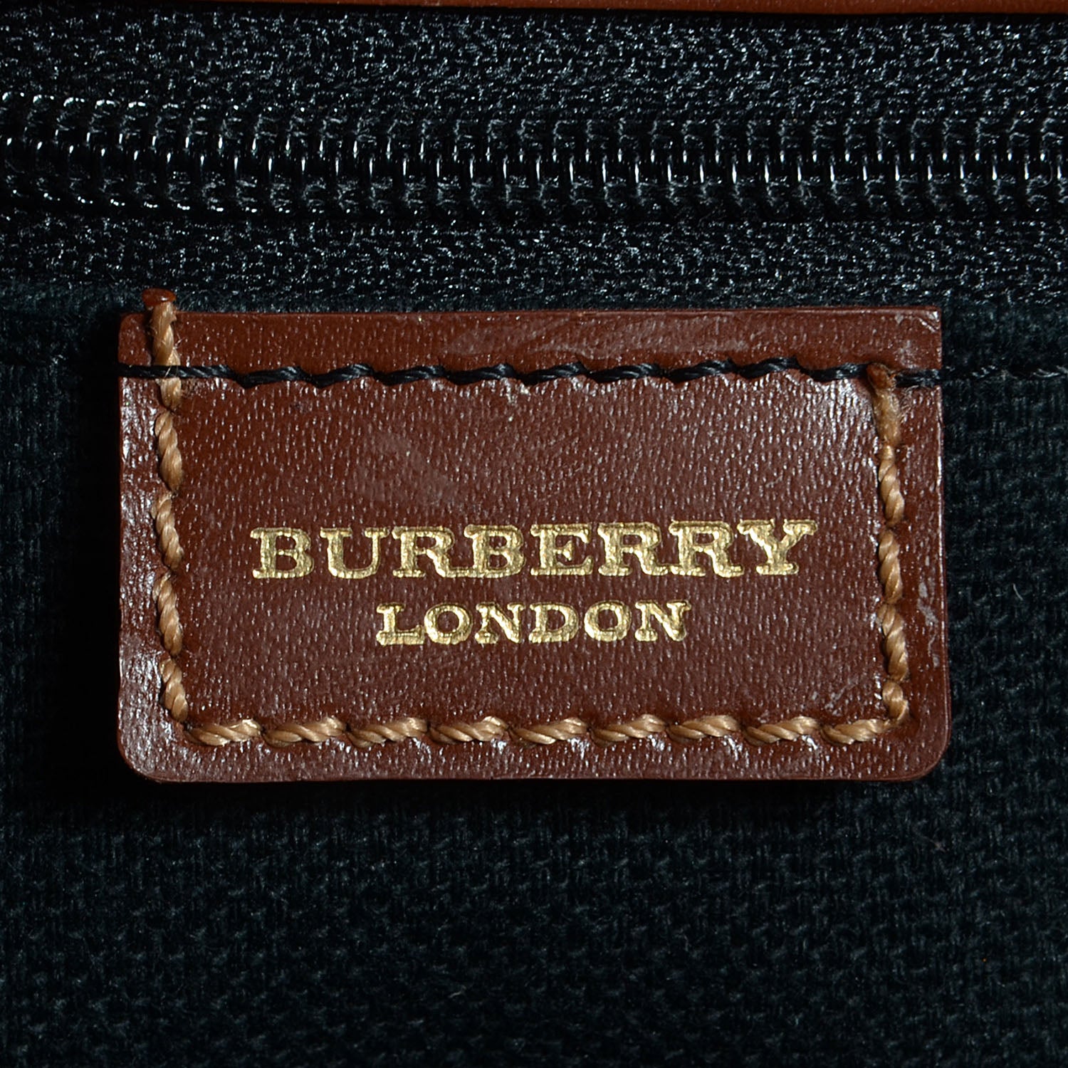 Burberry Haymarket Check Shoulder Flap Bag Brown 6 of 7
