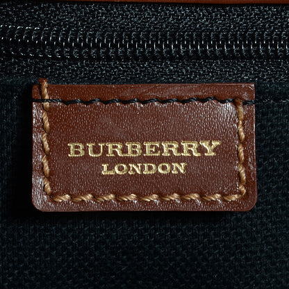 Burberry Haymarket Check Shoulder Flap Bag Brown 6 of 7
