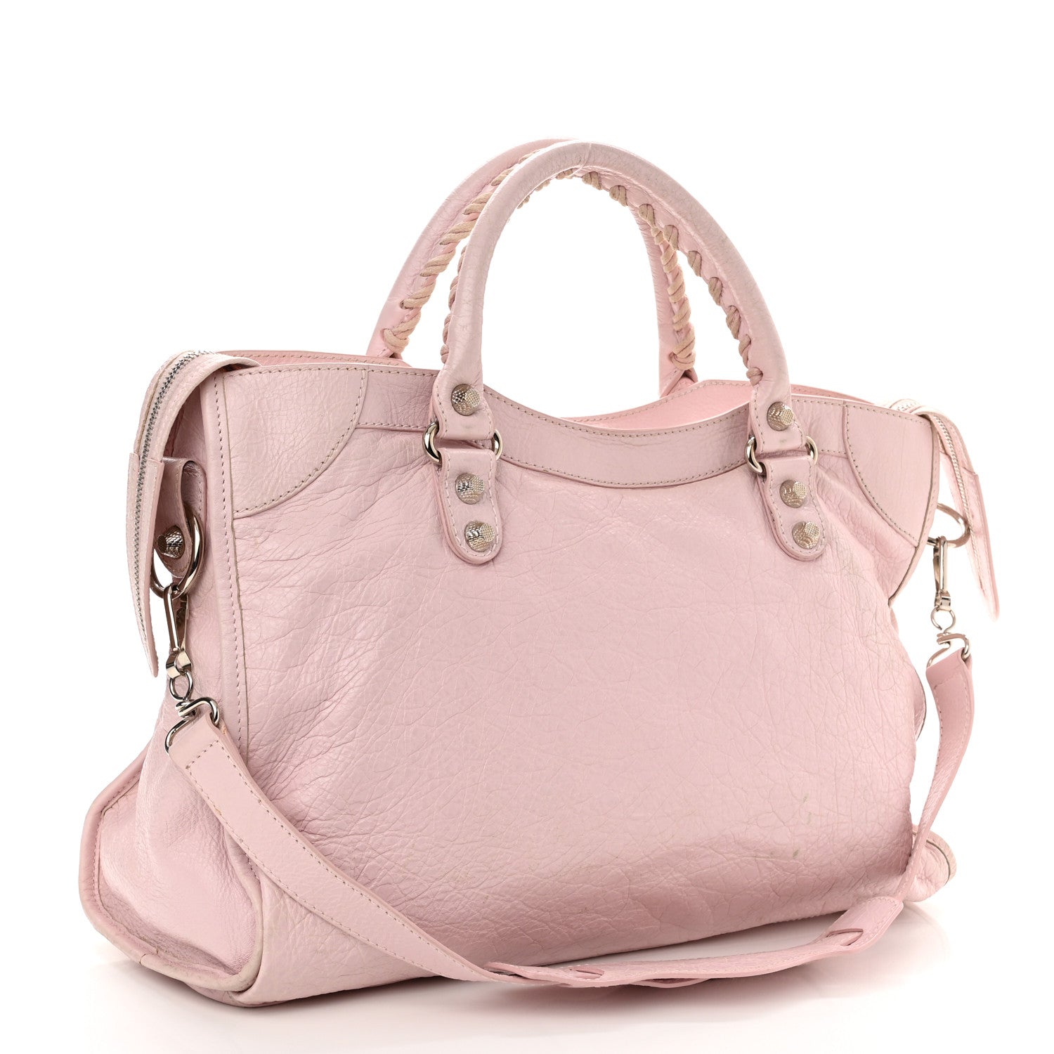 Balenciaga Agneau Giant 12 Silver Hardware City Rose Poudre Rose Petunia 3 of 15