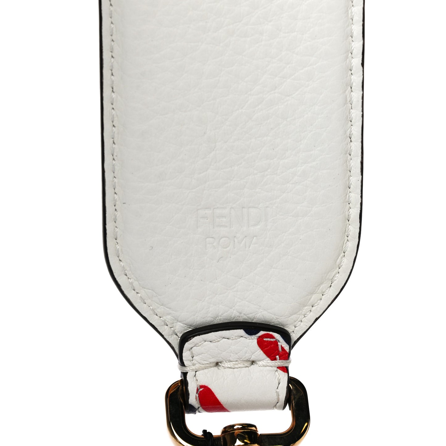 X FILA Calfskin Mania Mini Strap You White