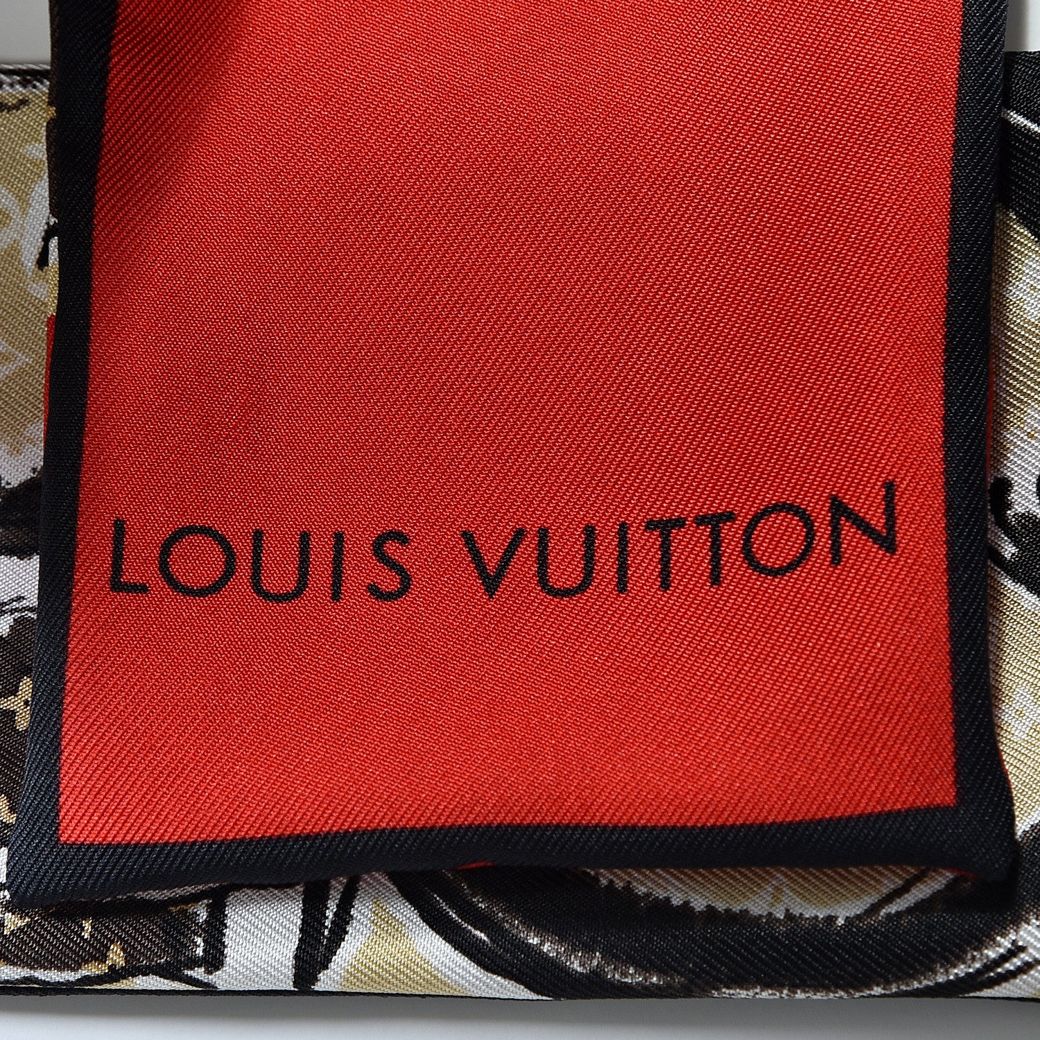 Louis Vuitton Silk Monogram Trunks Bandeau Brown 2 of 3