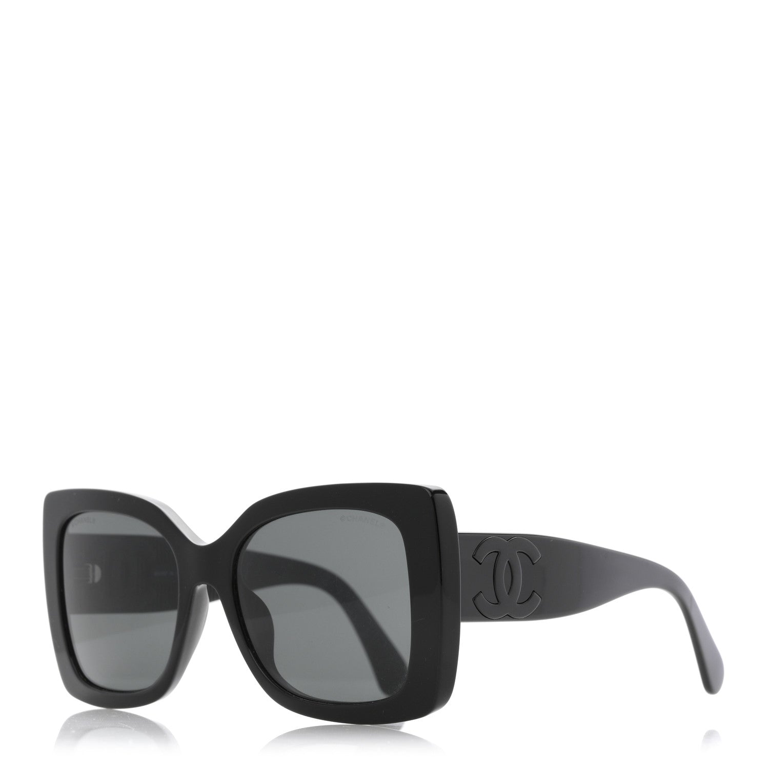 Chanel Square Polarized CC 5494-A Sunglasses Black 1 of 9