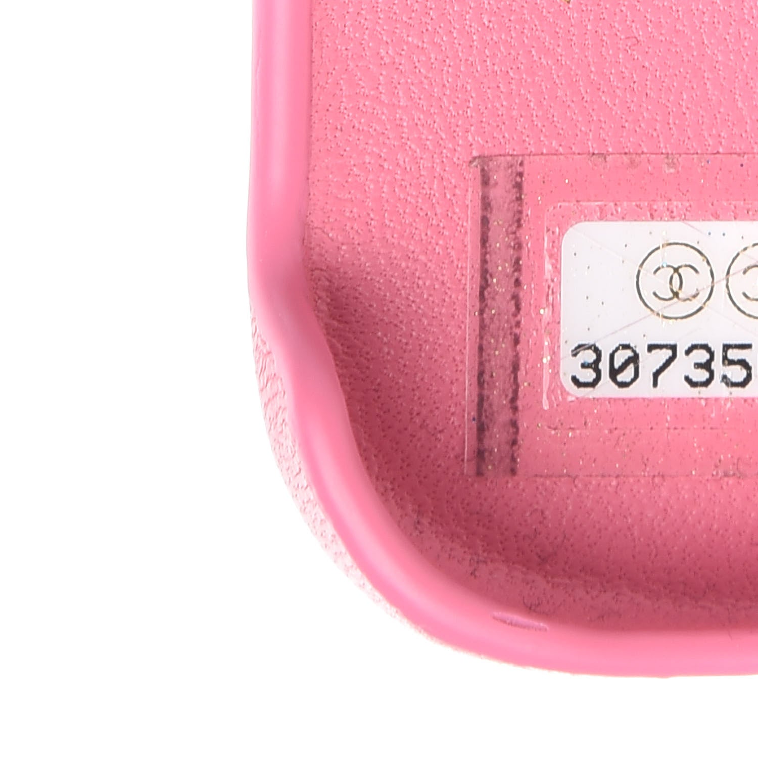 Chanel Lambskin Quilted Pearl Crush iPhone XII Pro Holder With Chain Pink 5 of 5